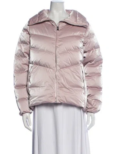 Pre-owned Varley Down Coat In Pink