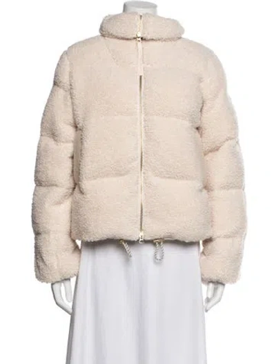 Pre-owned Varley Down Jacket In Neutrals