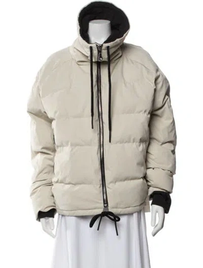 Pre-owned Varley Down Jacket In Neutrals