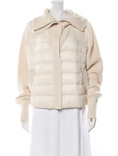 Pre-owned Varley Down Jacket In Neutrals