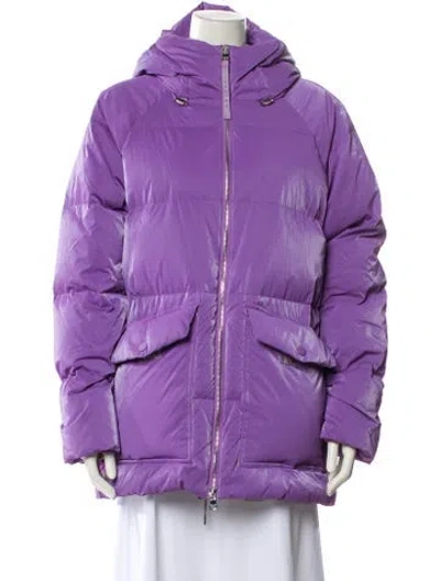 Pre-owned Varley Down Jacket In Purple