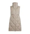 Varley Down Navine Longline Gilet In Neutral