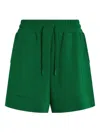 Varley Drawstring Panelled Shorts In Green