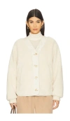 Varley Drew Reversible Jacket In White