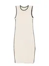 Varley Dwight Tank Midi Dress In Neutral