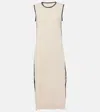 Varley Dwight Tank Midi Dress In Neutrals