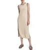 Varley Dwight Tank Midi Dress In Birch