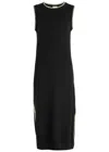 Varley Dwight Tank Open-knit Midi Dress