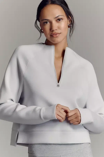 Varley Ebba Half-zip Pullover In Silver