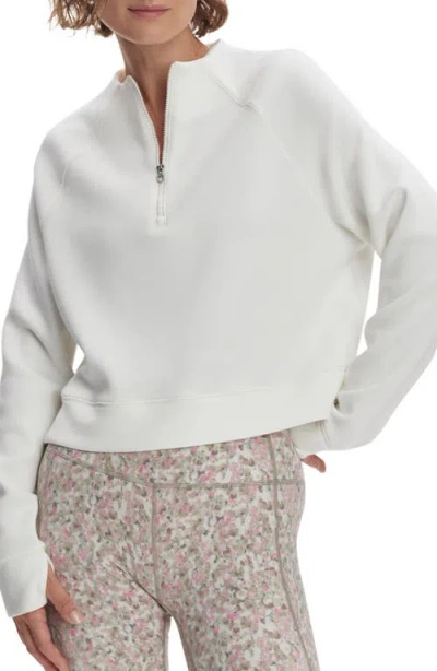 Varley Ebba Midlayer Half Zip In Snow White