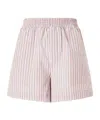 Varley Elastic Waist Pull-on Shorts In White