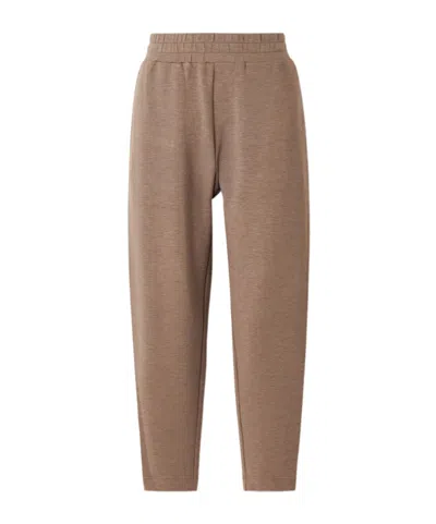 Varley Elastic Waist Sports Pants In Brown