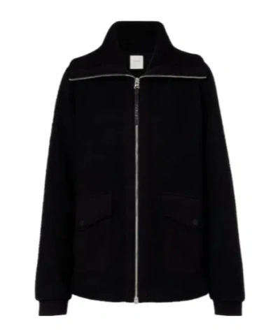 Varley Eleanor High Pile Fleece Jacket In Black