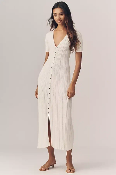 Varley Elena Knit Midi Dress In Multi