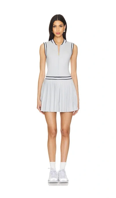 Varley Elgan Dress In 珠光蓝
