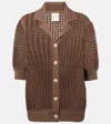 Varley Ellie Open-knit Cotton Shirt