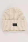 Varley Elva Chunky Rib Beanie In Neutral