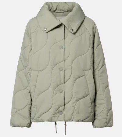 Varley Fabia Quilted Jacket In Green