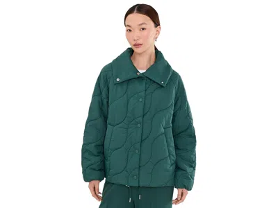 Varley Fabia Quilted Jacket Women's Jacket Ponderosa Pine: Xs, Nylon In Green