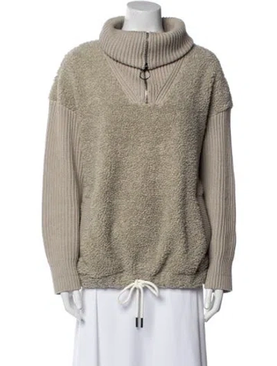 Pre-owned Varley Faux Fur Jacket In Multi