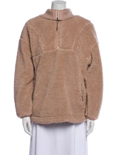 Pre-owned Varley Faux Fur Jacket In Pink