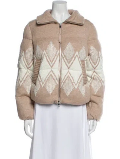 Pre-owned Varley Faux Fur Jacket W/ Tags In Neutral