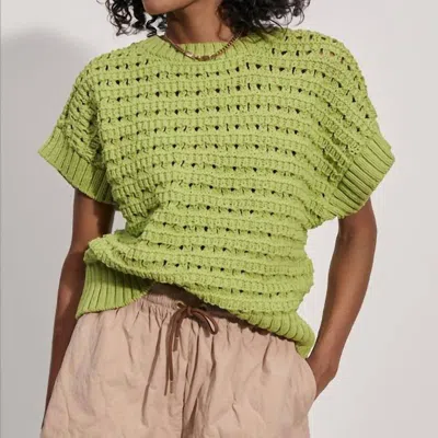 Varley Filmore Knit In Limeade In Green