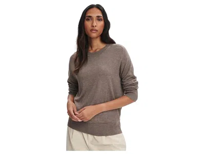 Varley Fincham Knit Sweater In Brown