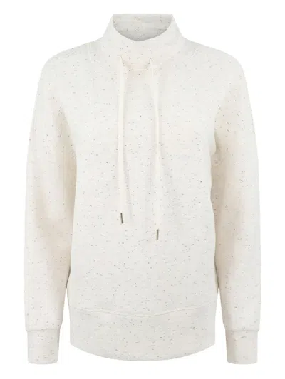 VARLEY FLECKED DRAWSTRING SWEATSHIRT