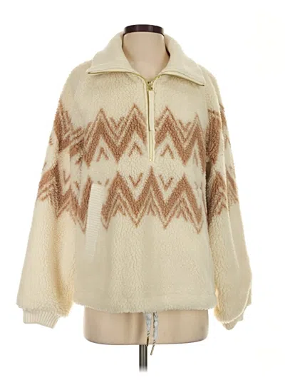 Varley Fleece Jacket In Ivory