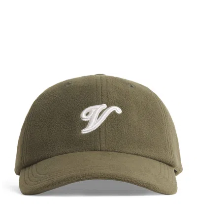 Varley Fleece Raina Baseball Cap In Green