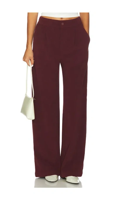 Varley Floris Wide Leg 29.5 Pant In Brown