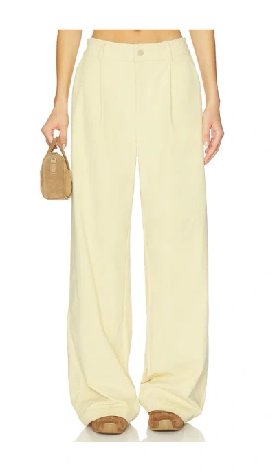 Varley Floris Wide Leg 29.5 Pant In Yellow