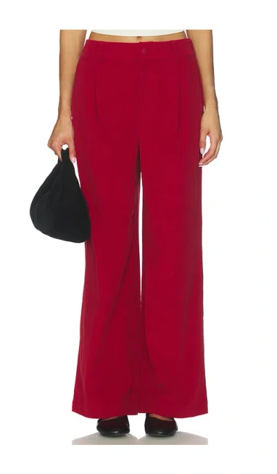 Varley Floris Wide Leg 29.5 Pant In Red