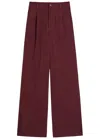 Varley Floris Wide-leg Corduroy Trousers In Red