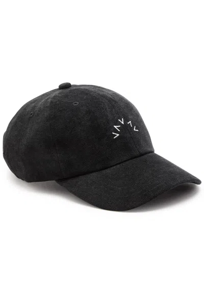 Varley Franklin Logo-embroidered Chenille Cap In Black