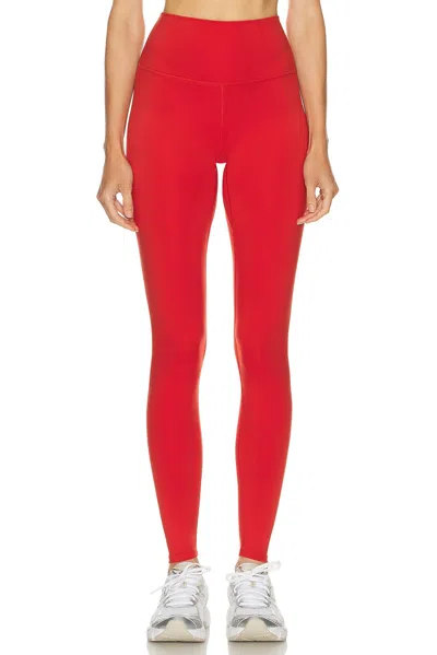 Varley Free Soft High Rise 25 Legging In Red