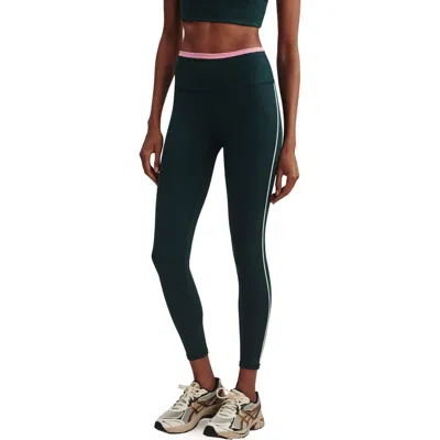 Varley Freesoft Contrast High Waist 7/8 Leggings In Ponderosa Pine