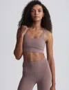Varley Freesoft Cori Sports Bra In Brown
