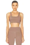 Varley Freesoft Cori Bra In Deep Taupe