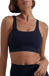 Varley Edris Sports Bra In Mono Feather In Sky Captain