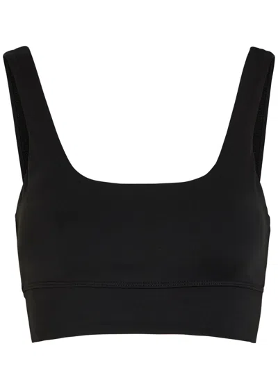 Varley Freesoft Cori Stretch-jersey Bra Top In Black