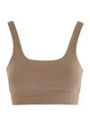 Varley Freesoft Cori Stretch-jersey Bra Top In Taupe