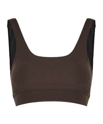 Varley Freesoft Cori Stretch-jersey Bra Top In Black
