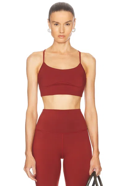 Varley Freesoft Emmie Bralette In Russet Brown