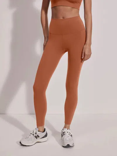 Varley Freesoft High-rise Legging 25" In Mocha Biscuit In Multi