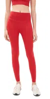 Varley Freesoft High Rise Leggings 25 Lava Falls In Red
