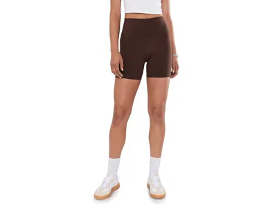 Varley Freesoft High-rise Shorts 5 Women's Shorts Coffee Bean: Lg 5 In Brown