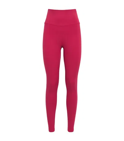 Varley Freesoft High-rise Sports Leggings In Burgundy