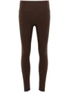 Varley Always High Recycled Polyester-blend Leggings In Brown